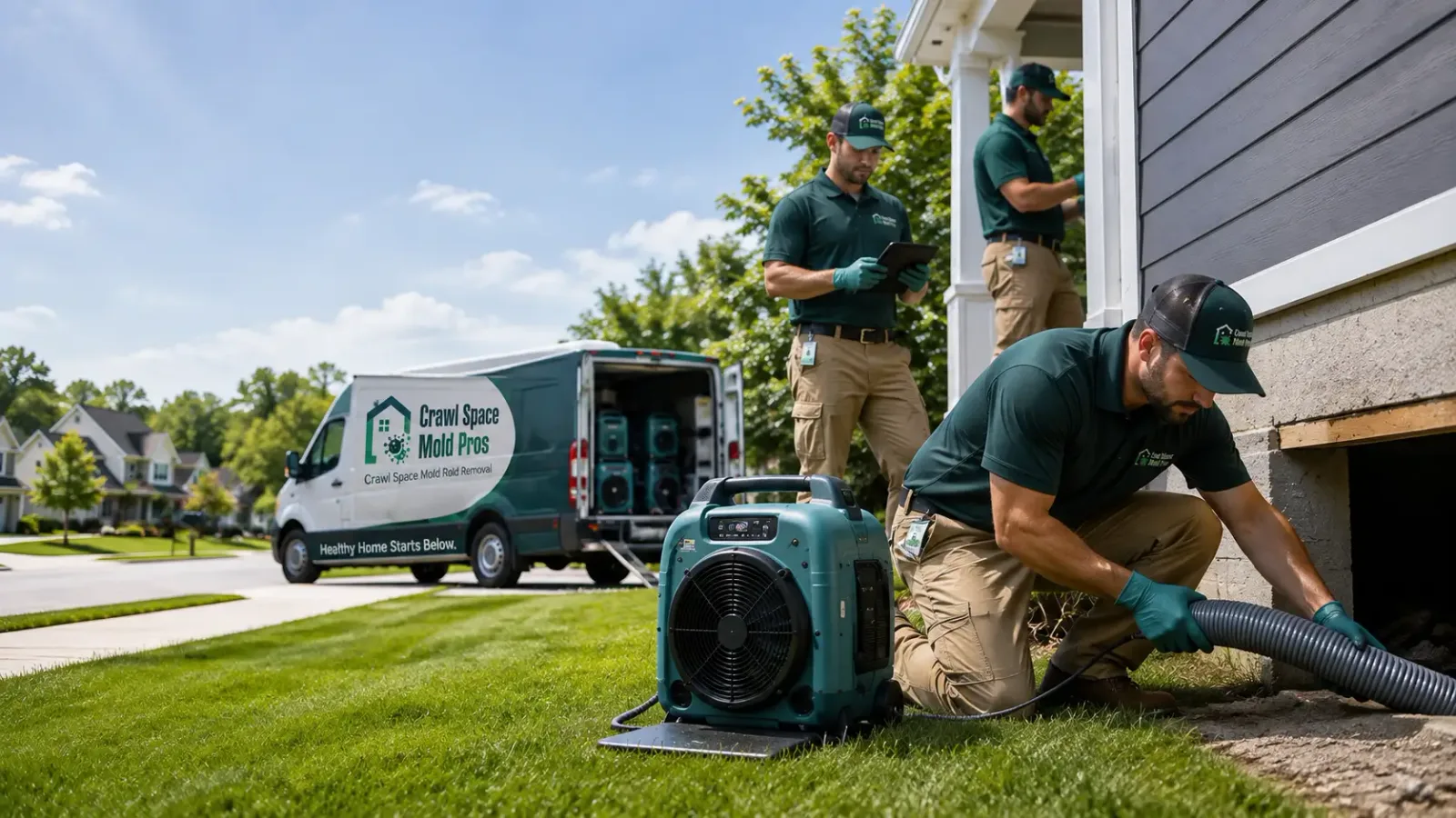 Crawl Space Mold Removal in Summerfield, FL